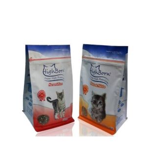 wholesale plastic aluminum foil packaging bag for cat food k pouch pet dog food