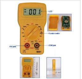 2000M 2000uA M301 Pocket Size Digital Multimeter