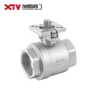 2PC BSPT Female Thread Ball Valve for Pump System 304 Material CE/SGS/ISO9001
