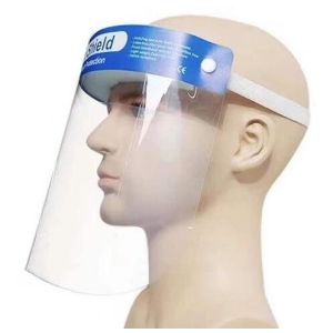 PET Protective Face Shield Transparent Plastic Isolation Antiviral Face Shield