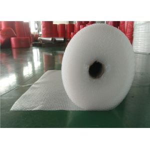 White Shockproof Bubble Packaging Rolls , Air Bubble Cushioning Wrap Rolls