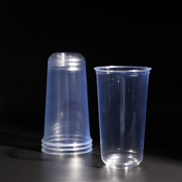 700ML PET Plastic Cup with Stackable Deli Food Storage Container and Customizabl