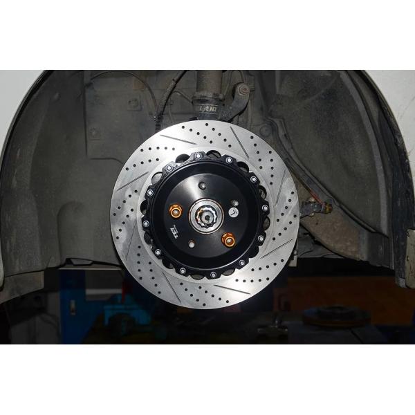 Front Big Brake Kit 4 Piston Caliper with 355x28mm rotor BBK auto brake system For Nissan Bluebird 17 Inch car rim