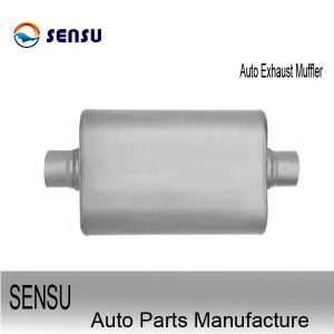 China SS202 Stainless Steel Exhaust Parts Aluminized Steel Exhaust Muffler Silencer on sale