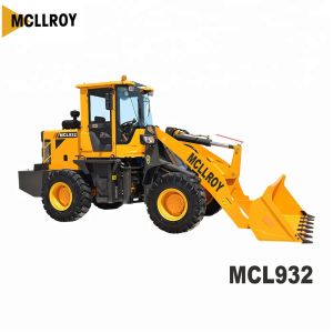 58kW 2400RPM 2 Ton Wheel Loader , Front Hand Loader Mini For Construction