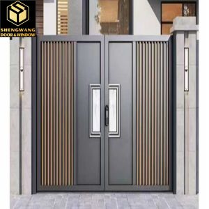 Enhance Your Home Security And Aesthetics With A Customized Black Stainless Steel Entrance Door