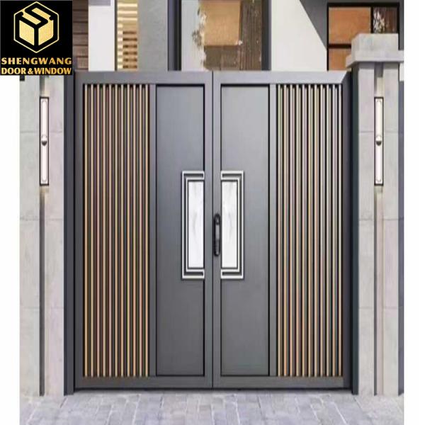 Buy Enhance Your Home Security And Aesthetics With A Customized Black Stainless Steel Entrance Door at wholesale prices