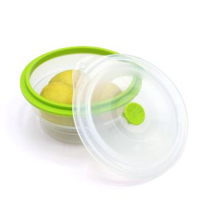 BPA Free Silicone Airtight Collapsible Food Storage Container 400ML