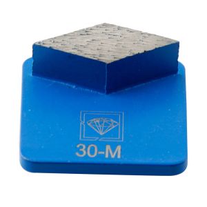 Single Rhombus Segments Redi Lock Diamond Grinding Shoes for Husqvarna