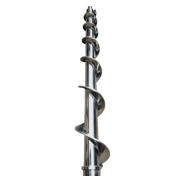 Smooth Operation Stainless Steel Auger Screw Heat Resistant For Sludge Dewatering Machine