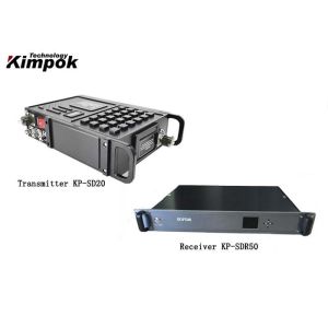 NLOS COFDM Wireless Video Transmitter 5-20W Manpack AV Sender