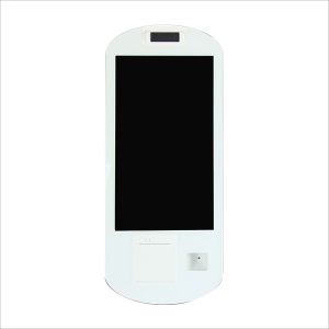 Max White Metal Wall Fast Food Payment Kiosk with Qr-code Scanner and Thermal