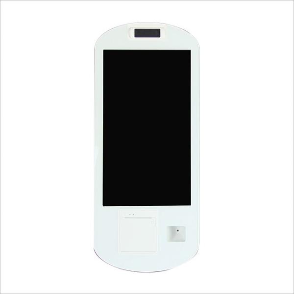 Max White Metal Wall Fast Food Payment Kiosk with Qr-code Scanner and Thermal