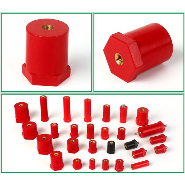 SB4050 M8 battery Red Round Hexagon Screw Busbar Insulators