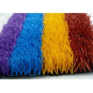 Custom Natural Green Coloured Artificial Grass For Garden Playground