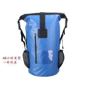 Outdoor Waterproof PVC Tarpaulin Beach Bag Rucksack