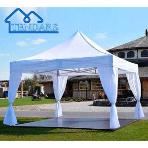 Tear Resistant Aluminium Pagoda Tent Wedding Party Marquee With Sides Excellent