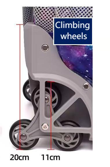 25-35Litres Amazing School Childrens Rolling Suitcase With Climbing Wheels