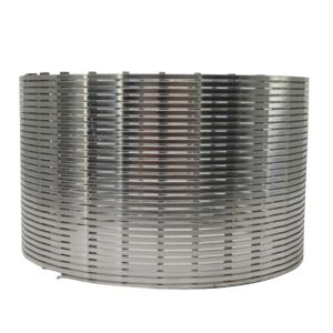 Mill Grade Aisi 304 316 Stainless Steel Wedge Wire Filter For Pump Equipment