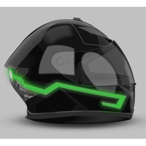 2019 new design custom hot sale popular glow in the dark LED light up motorcycle