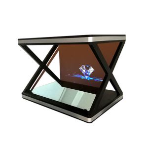 19" 180 Degree 3D Holographic Display 3D Hologram Stand For Jewelry Watch