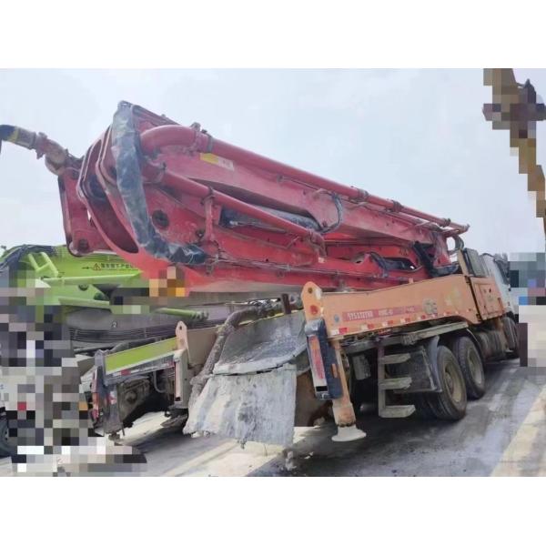 Heavy Equipment 2014 Sy 49m Used Concrete Pump Truck with Mercedes Benz Truck Mounted Pump