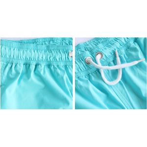 Blue Boys Beach Short , 100% Cotton Childrens Clothes Jersey