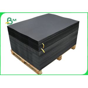 100% Wood Pulp Hard Stiffness Black Chipboard Sheet 250gsm 300gsm