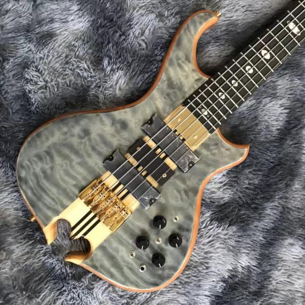2023 NEW Custom Alembic Style Neck Through Body Mark King Signature Deluxe 5 Strings Electric Guitar Bass