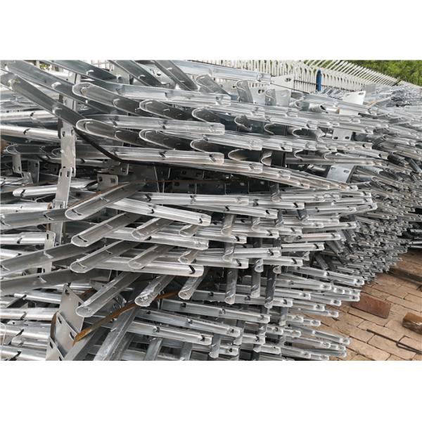 2 3/8" X 1 5/8" Barbed Wire Extension Arm 45 Degree For Chain Link Fence