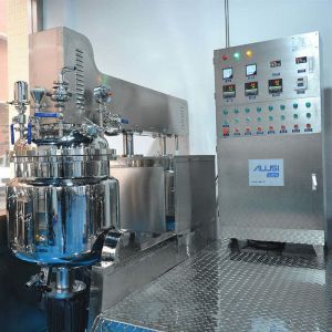 Vacuum Cream Making Equipment Homogenizer Emulsifier Mixing Machine Cosmetic