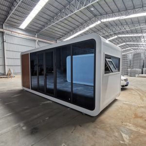 Prefab Popular Camping Pods Module Sandwich Panel Cabins Manufacturer Apple