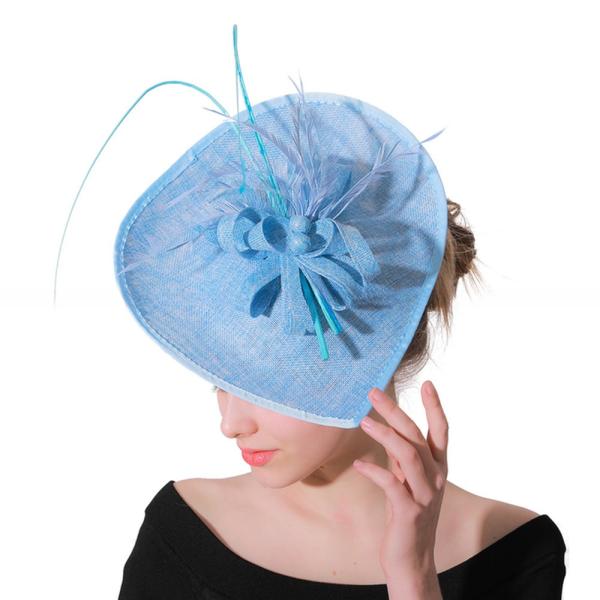 Sinamay Base and Feather Fascinator Hat Shipping Worldwide with DHL UPS FEDEX EMS TNT