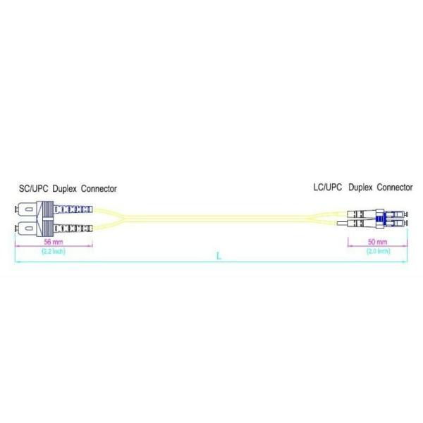 MTRJ Multimode Fiber Optic Patch Cable