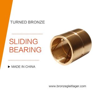 Lubrication Hole Grooves Turned Tempered Cylindrical Manganese Bronze Sliding