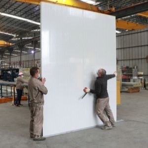 1150mm Width Rock Wool Prefab Sandwich Panel for Apartment