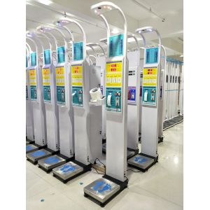 500kg Load Medical Height And Weight Scales With Coin System Body Weighing Scale