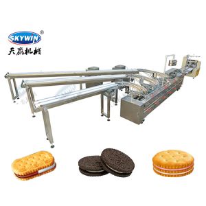 Cream Sandwich Biscuit Packing Machine Ice Cream Sandwich Packing Machine