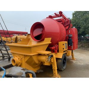 62KW Self Loading Concrete Mixer Machine , Mini Portable Concrete Mixer Pump