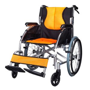 Portable Folding Wheelchair with Aluminium Alloy and Customization Option