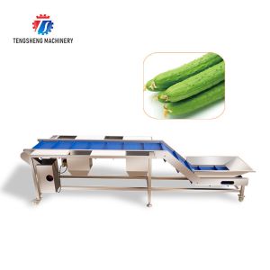 Quality Industrial Automatic Leafy Vegetable And Fruit Lifting Sorting Table Machine for sale