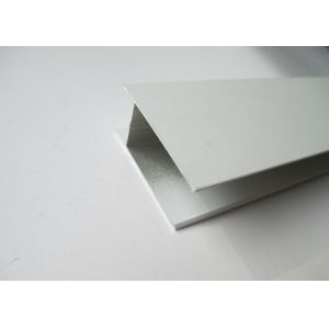 Construction Decoration H Shaped Extruded Aluminium Sections For Glass / LED