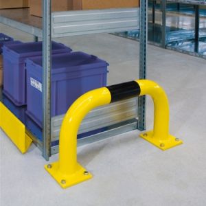 1200x1000mm Collision Protection Guard Hardware Fabrication Yellow Balck