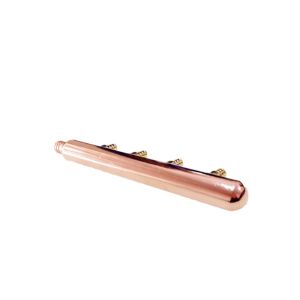 Red Copper 4 Branch Manifold 3/4'' X 1/2'' Lead Free Brass Fittings