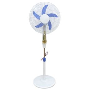 AC DC Operated Oscillation 3 Speed Cooling Stand 16 Inch Floor Fan Rechargeable