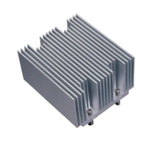 OEM / ODM Aluminum Extrusion Heat Sink Silver Heat Dissipation