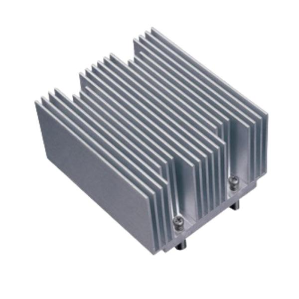 Buy OEM / ODM Aluminum Extrusion Heat Sink Silver Heat Dissipation at wholesale prices
