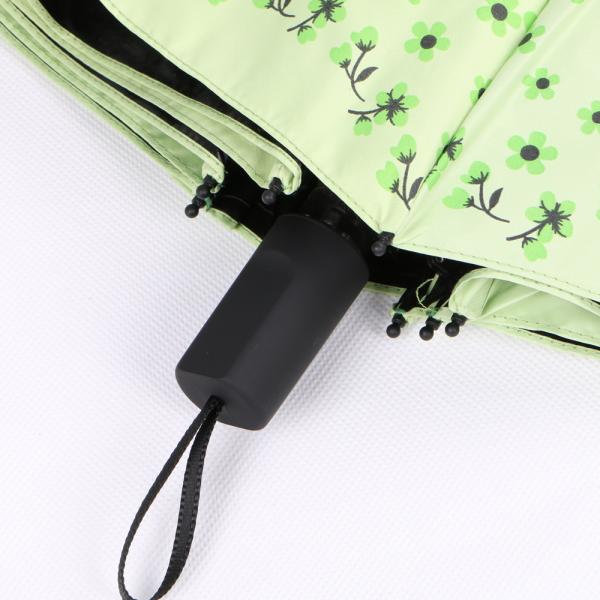 anti uv sun three fold umbrella with carry bag and full color printing