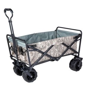 Portable Camping Cart Trail Collapsible Folding Beach Utility Cart with Qingdao