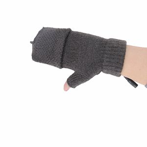 Fingerless Washable Rechargeable Heating Gloves 5W Suitable For Gaming
